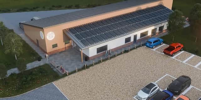 An artist’s impression of what the new multi-million pound swimming pool, spa and wellness centre will look like
