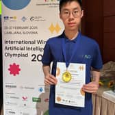 Gold medal winner, Concord College student Xingzhi Lui