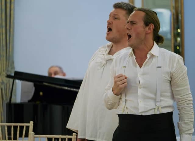 From left to right: The Dukes of Mantua: Lewis Quinn and Robin Dick.