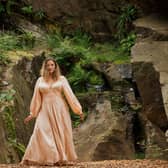 Charlotte Church in the grounds at The Dreaming