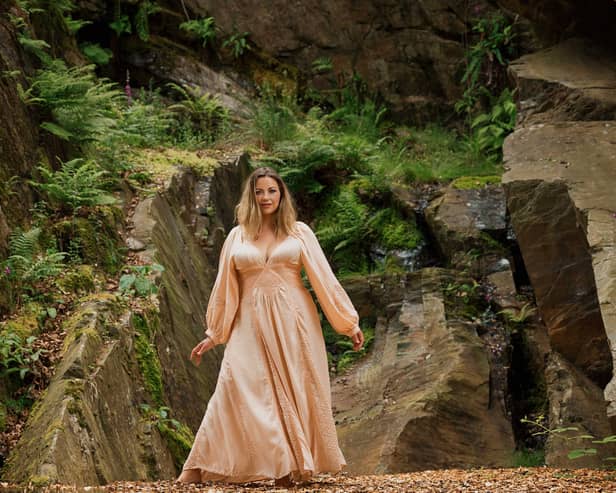 Charlotte Church in the grounds at The Dreaming