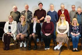 The cast of A Trio of Sullivan, presented by Tettenhall Operatic Society.