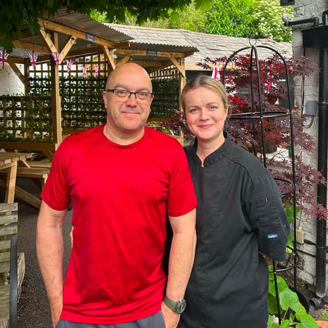 Simon and Lois who run the Red Lion in Ellesmere