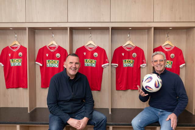 Brothers Shon Powell, left, and Nick Powell, who co-founded Lock Stock Self Storage, have launched the kit competition to encourage more children to participate in sport