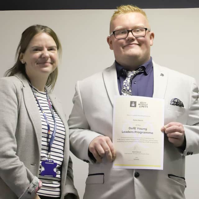 Governor Abi Plowden celebrates achievements at the Duke of Edinburgh's Awards celebrations.