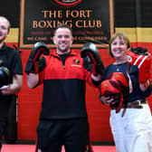 James Philipson & Linda Grocott of The Grocott Family Foundation pictured with Daniel Bailey