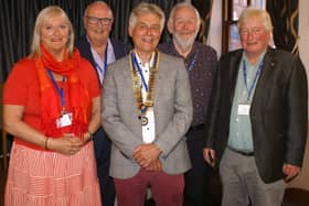 New key appointments for Rotarians Joycelin Hoyland, Ray Walker, Johnathan Callwood, Alistair Bates, Fred McDonogh