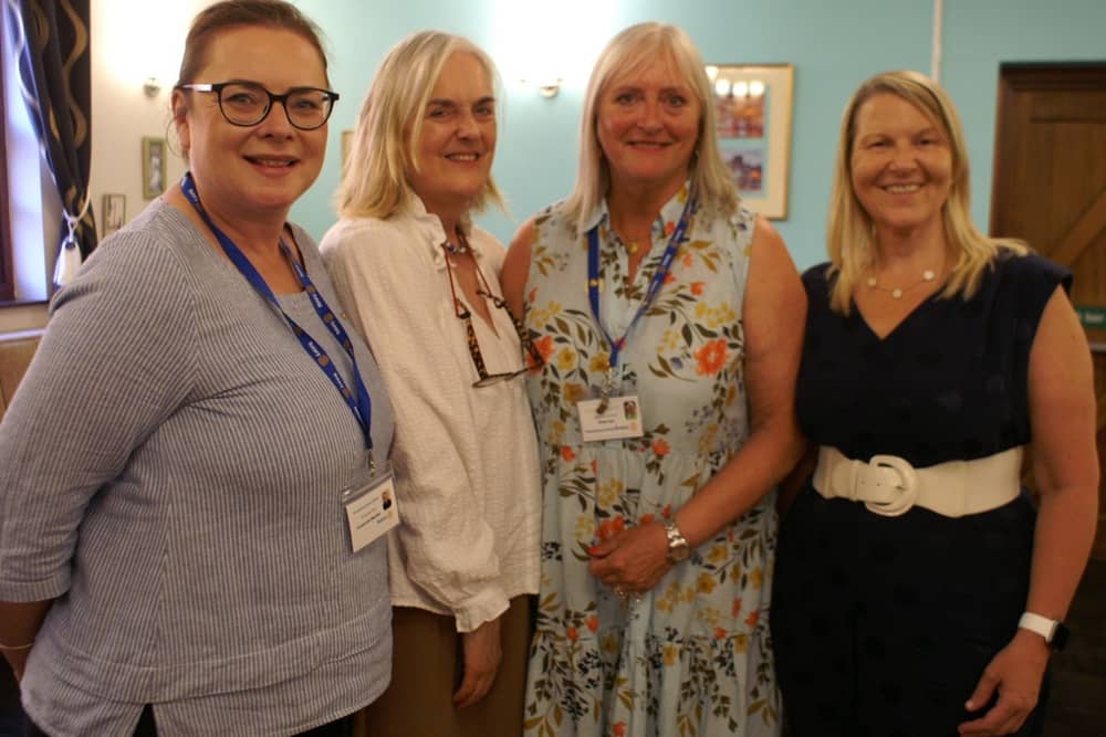 From left: Nicola Brockley (corporate member), Jane McKenzie (speaker), Joycelin Hoyland, Tiff Rotheray (prospective member)
