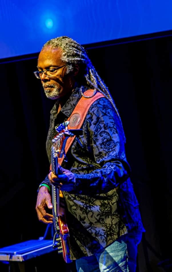 Sylvin Marc of Rea-Loaded performing the hits of Chris Rea at The Edge Arts Centre, Much Wenlock on Friday. Photo: Andy Brooks Photography