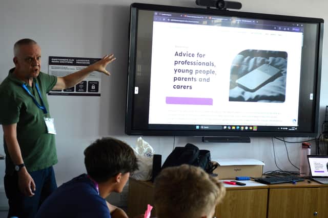 Youth work specialist Simeon Earnshaw