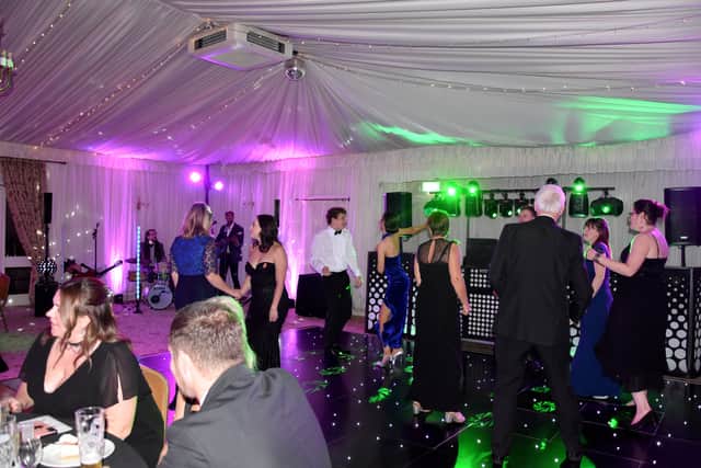 A live band and DJ will get everyone on the dancefloor