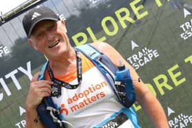 Andy Edwards after completing the Manchester Trail Escape 25k.