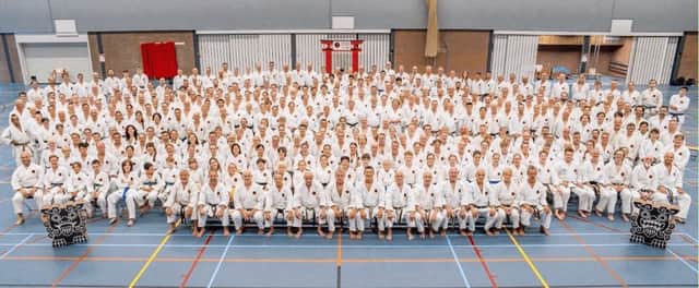 IOGKF European Gassuku in Wageningen Holland 400 karate-ka attend.