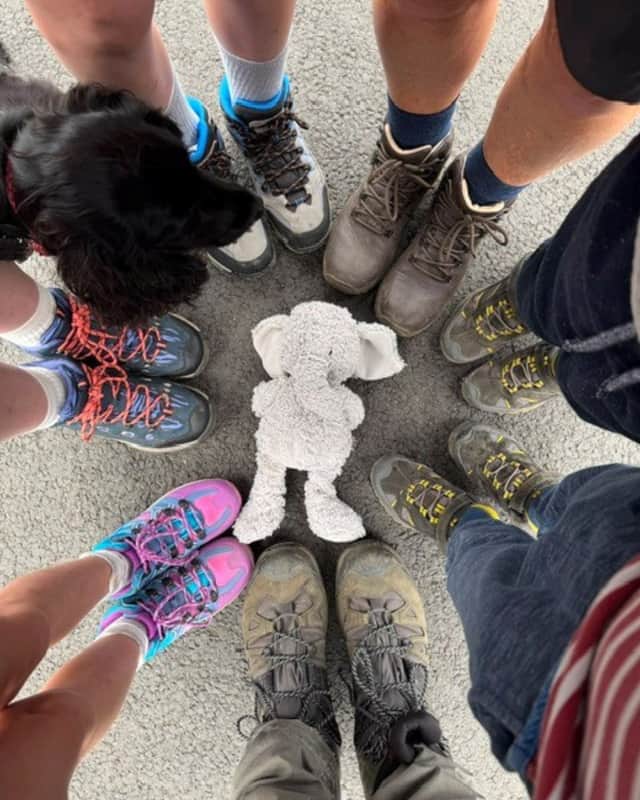 The trek up Snowdon was just one of many fundraising efforts in memory of Sarah's late son, Ethan