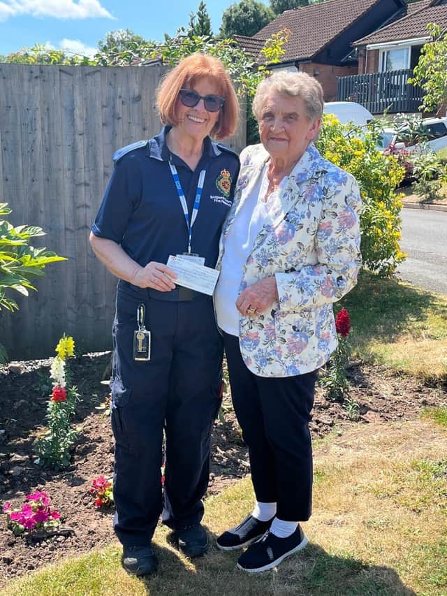 Mrs Hale and responder Bev