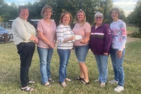 Left to right - Linda Price, Lynne Stephens, Liz Lewis (Senior Nurse), Sabrina Davies, Sonia Bufton, Jo Jones