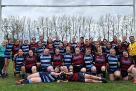 39 women and 14 debutants took to the pitch at Sundorne Castle for a historic passing-out match at Shrewsbury RUFC