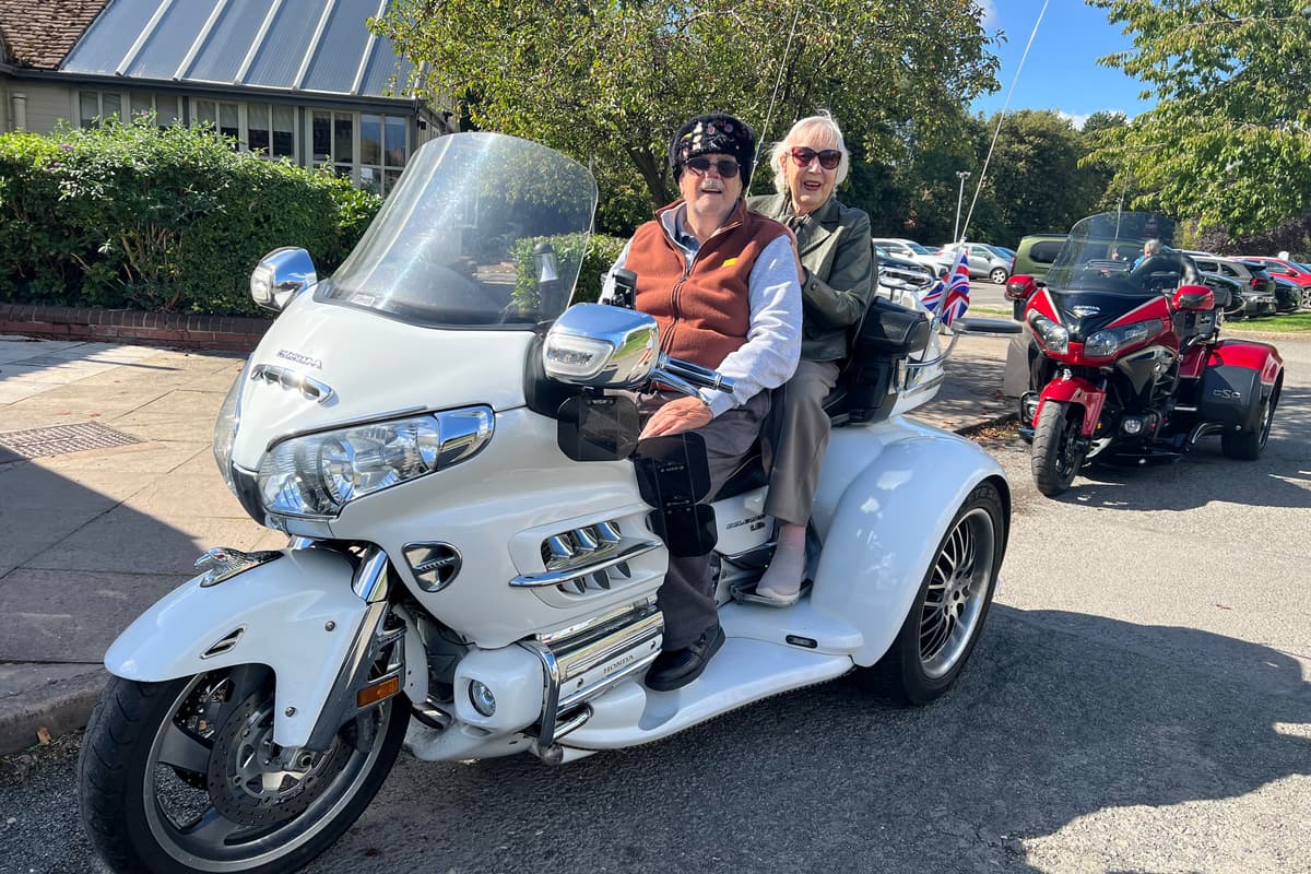 Newport great-grandmother enjoys surprise trike ride for 94th birthday
