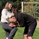 Shrewsbury MP Julia Buckley joins a self-defence workshop.