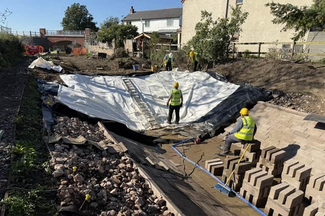 Volunteers make major progress on Montgomery Canal restoration