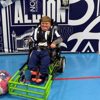 Telford teenager, 15, earns promotion to West Brom powerchair football's top team