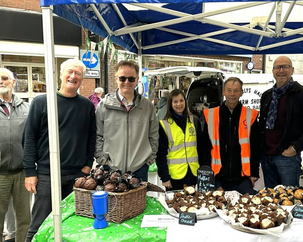 MacMillan Coffee Morning in Oswestry Market