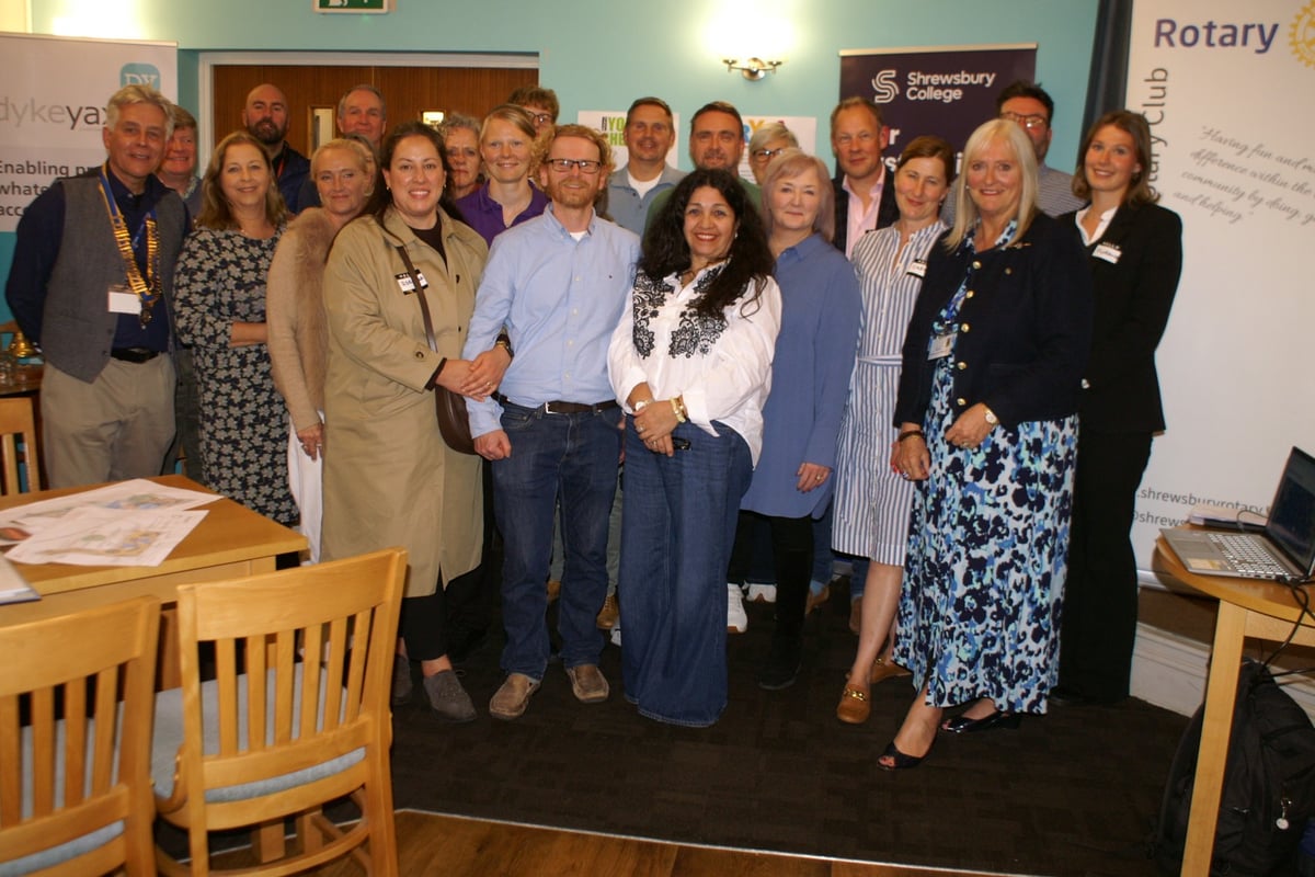 Shrewsbury Rotary club gains new member at first open evening