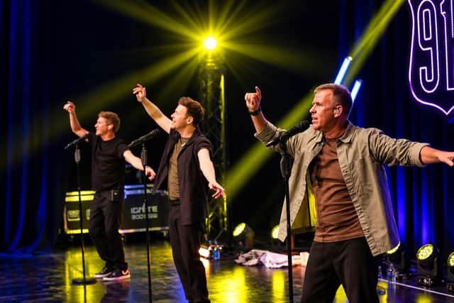 911 performing at The Edge Arts Centre, Much Wenlock