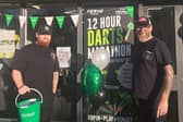 Jimmy Harrison (left) and Dale Vernon (right) outside of Minimal Barbers Newport