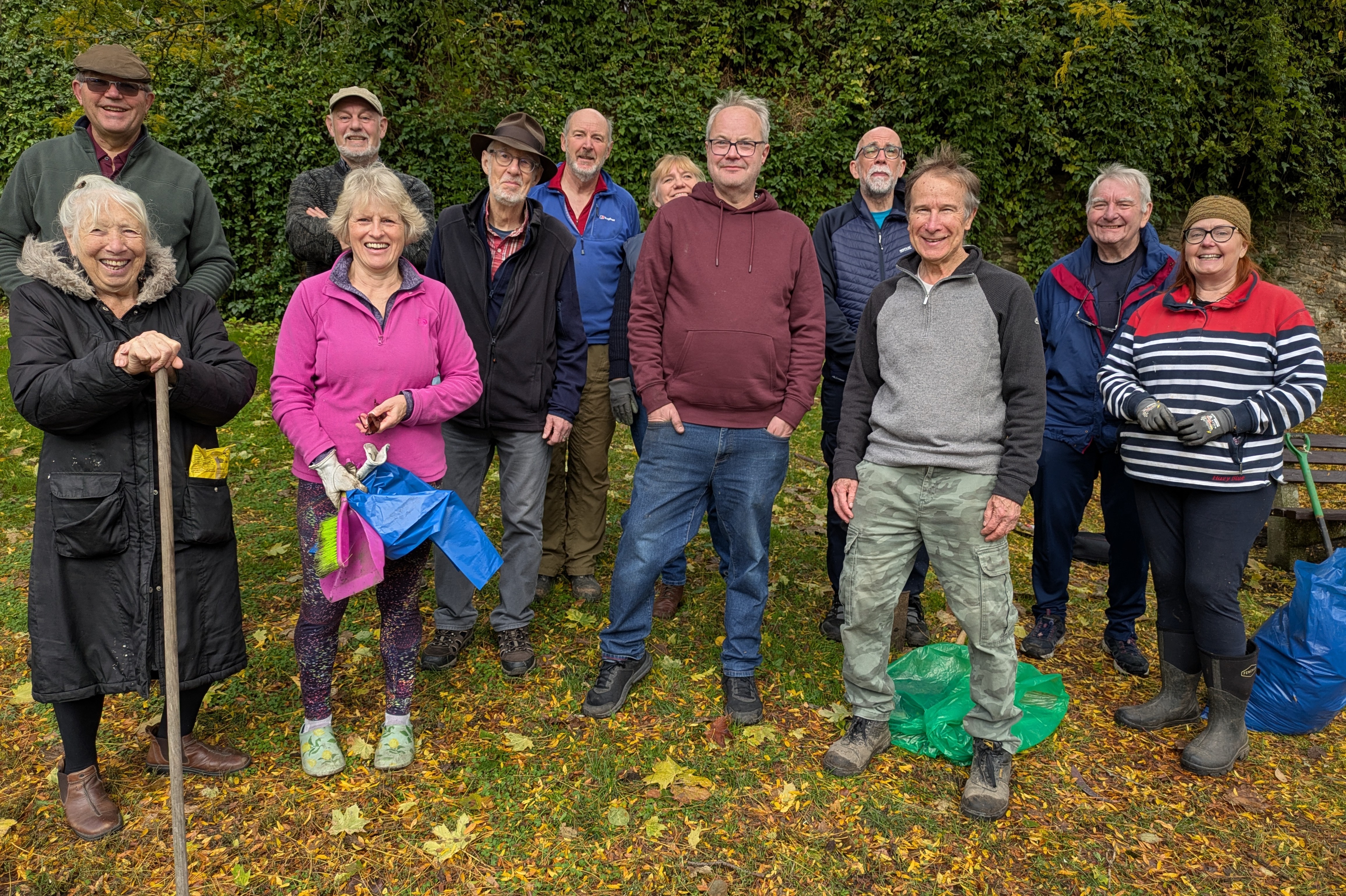 Volunteers join forces to restore overgrown Ludlow garden