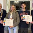 Presentation of the RYLA Awards, Brian Ashton, Abbie Fleet, Sam Grayston & Paul Crosby