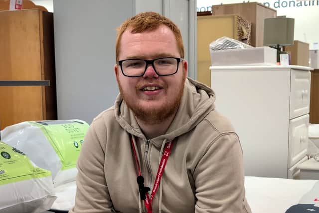Taylor, volunteer with the Employability and Enterprise Programme