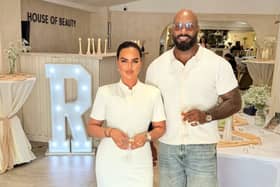 House of Beauty directors Tanita Guthrie and Ricky Jackson at their Donnington premises, celebrating three years of growth and expansion from a beauty salon into a health, wellness and recovery destination