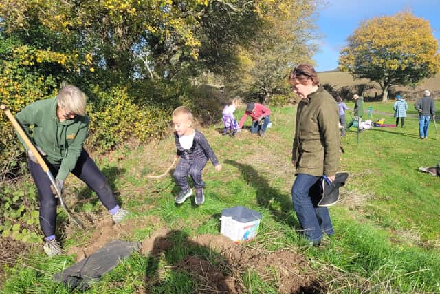 Community bulb planting