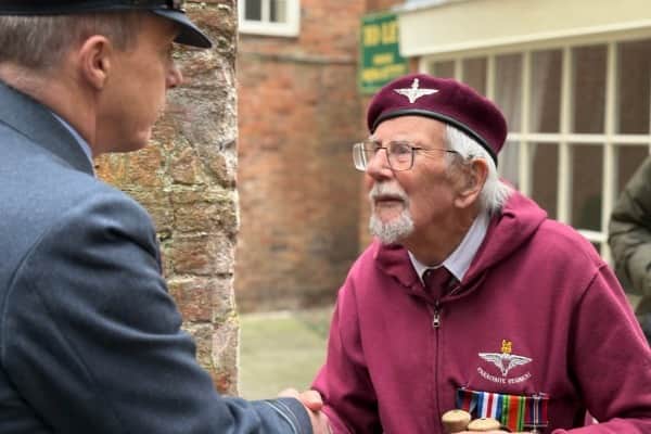 Danny Mason WWII veteran attended Remembrance 2025