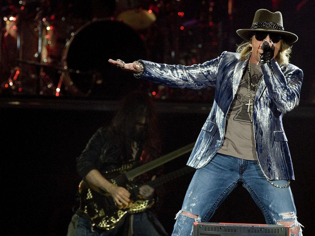 Guns N’ Roses perform at the O2