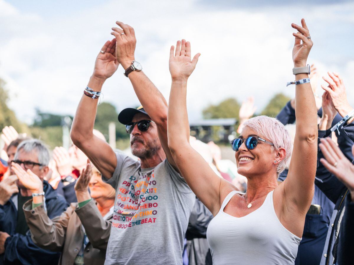 Visitors to this year's Shrewsbury Folk Festival have raised more than £11,200 for Hope House. Image credit - rfwphotovideo.co.uk 