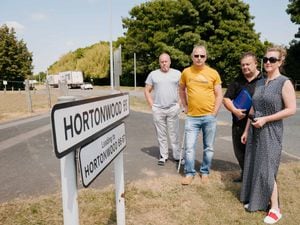 Disgruntled Horton residents, from left: Alan Bray, Lee Baker, Ian Bellingham and Helen Suttenwood