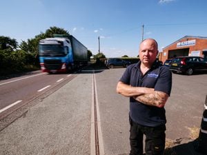 Paul Turner of BJ's Garage in Market Drayton is concerned about the A41 and how driver are on the road