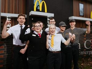 Delighted staff at the Welshpool McDonald's described as 'the best in the world' by one of the country's top chefs