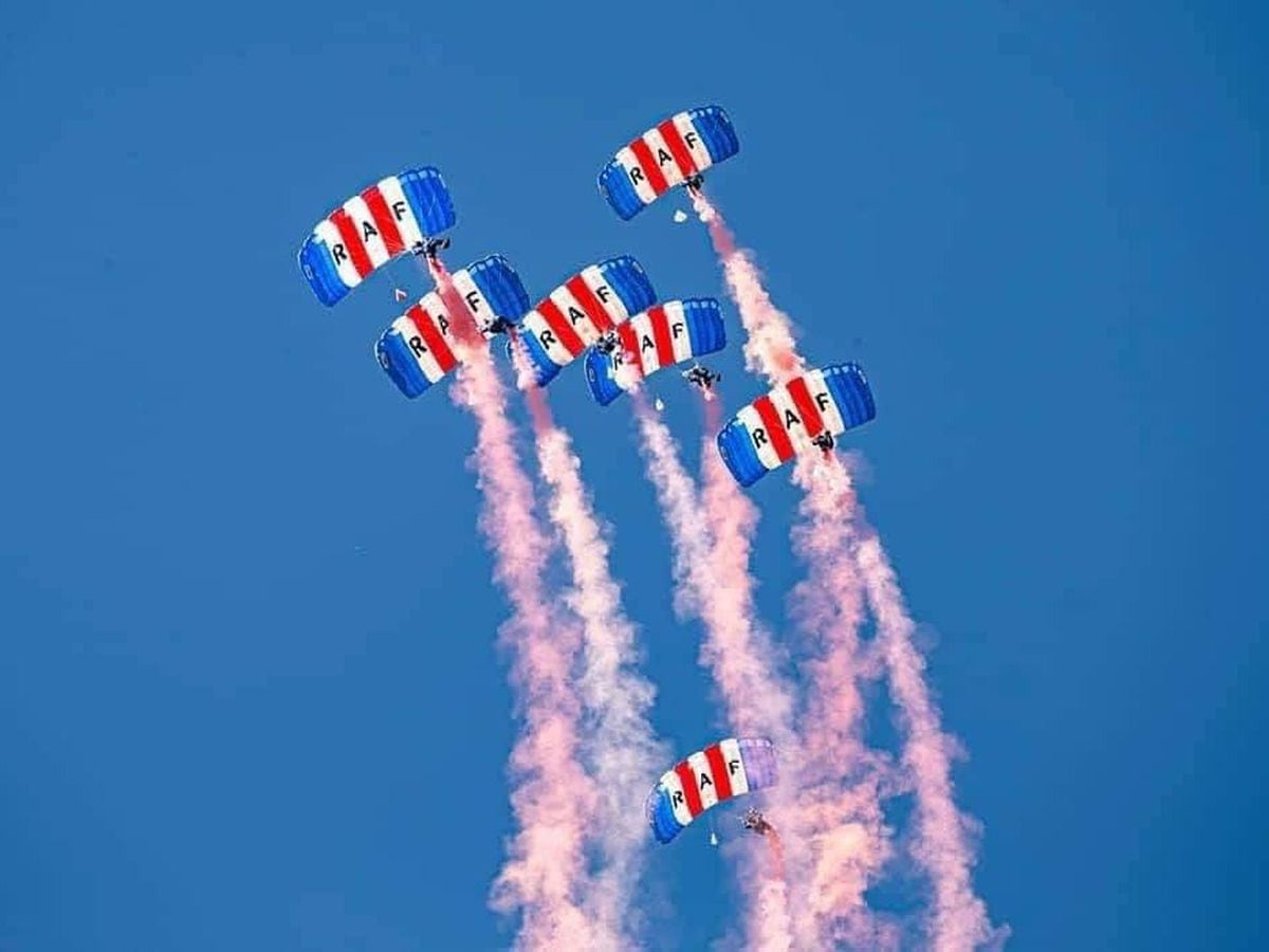 The RAF Falcons were among the day's highlights. Picture courtesy: RAF Falcons