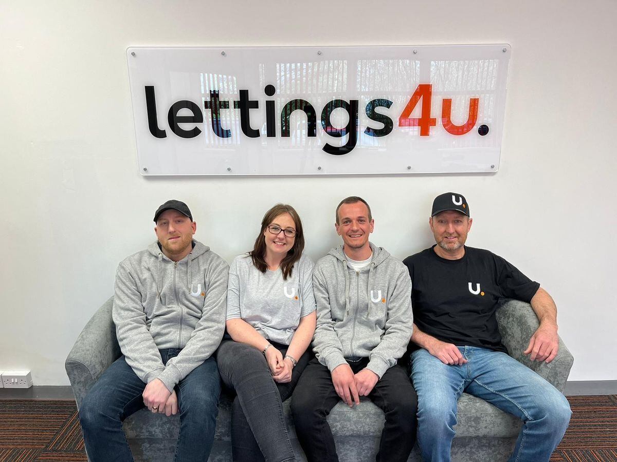 Josh Baker, social media marketing manager, Debra Allen, office and client relationship manager, Mark Ainsworth, head of corporate sales, and Chris Read, head of sales