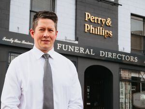 Funeral Director John Adams of Perry & Phillips in Bridgnorth 