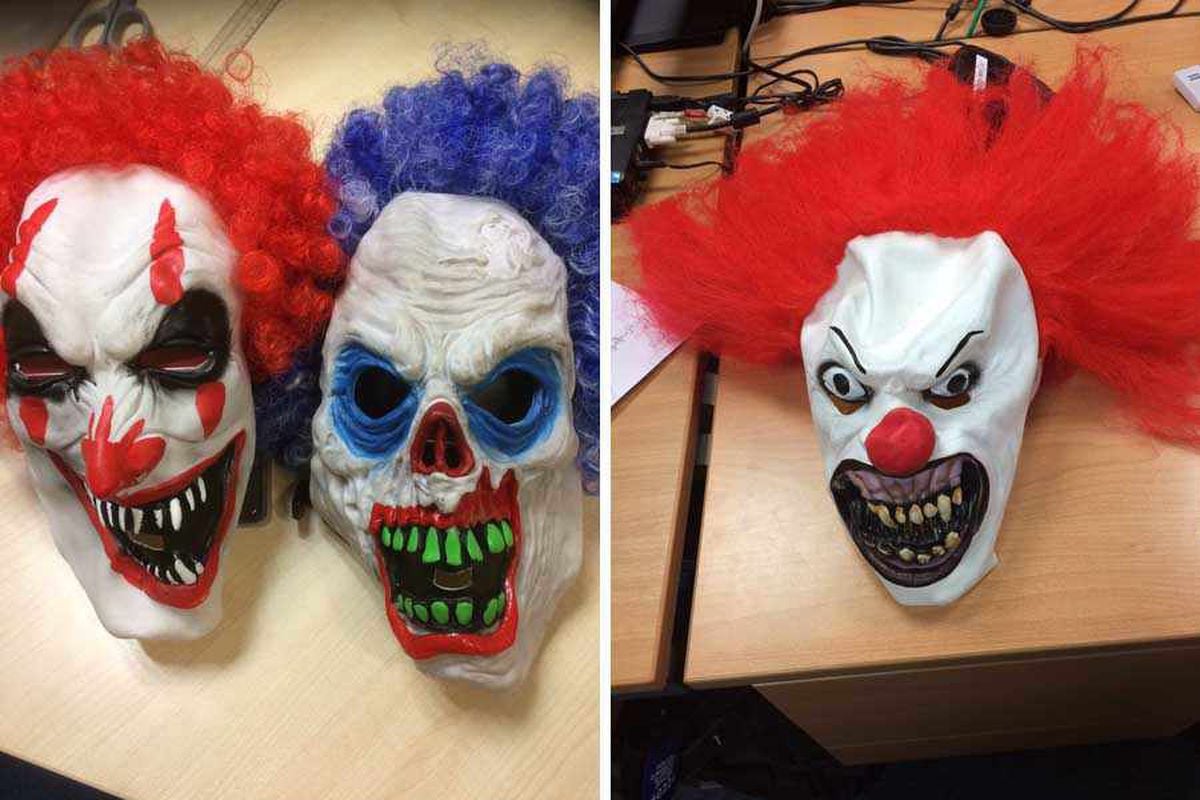 Horror Clown Craze 17 Year Old Girl Arrested After Jumping In Front Of Car In A Mask And Suit Shropshire Star