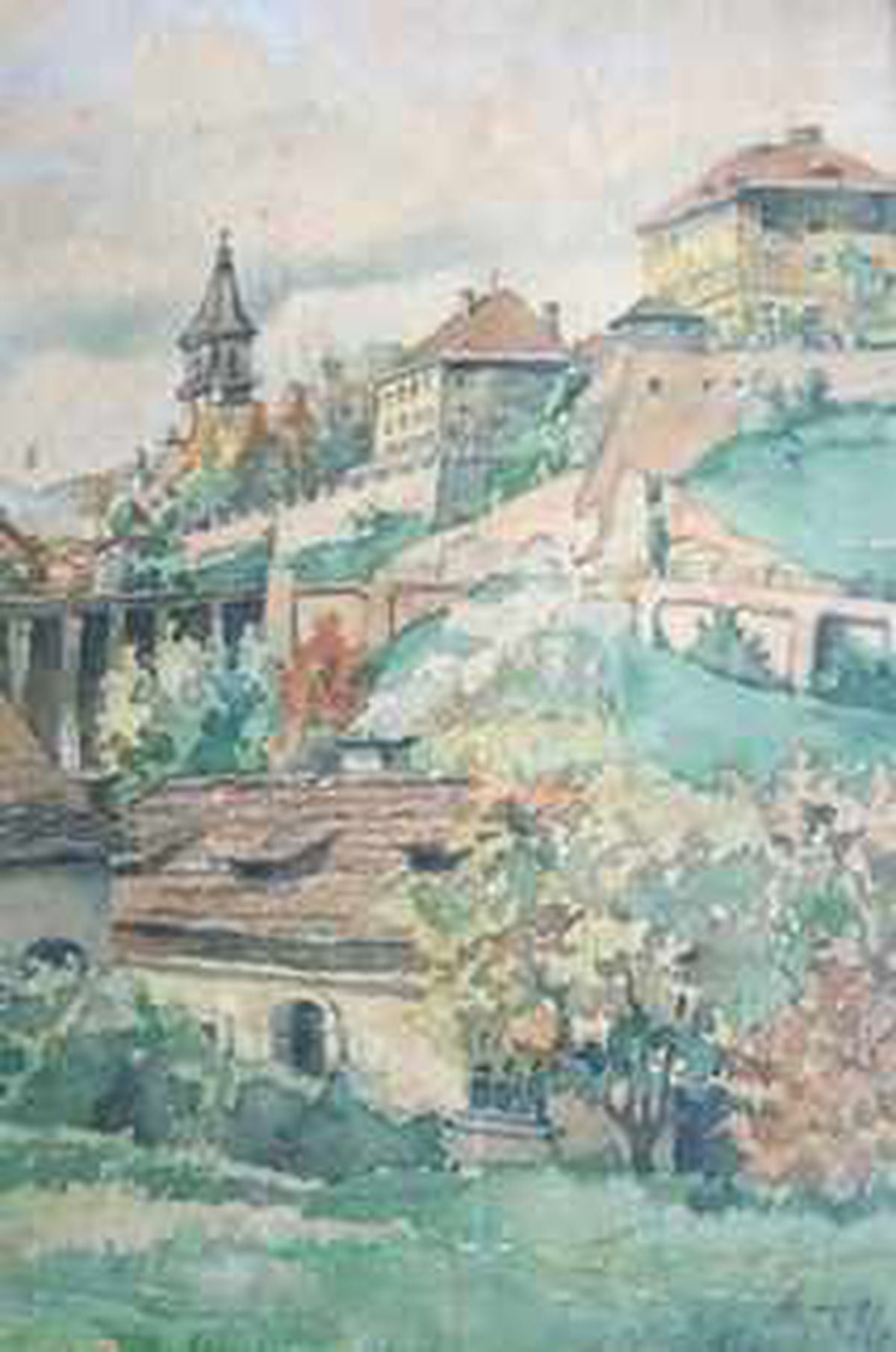 Adolf Hitler Paintings Castle