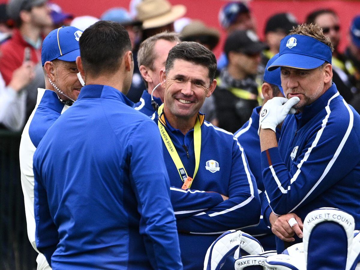 Team Europe captain Padraig Harrington during the second preview day of the 43rd Ryder Cup