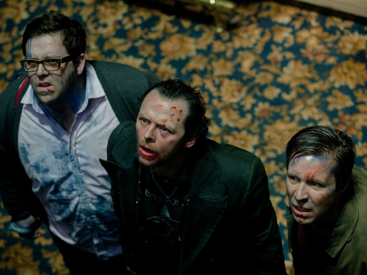 One final round: Nick Frost, Simon Pegg and Paddy Considine in The World's End
