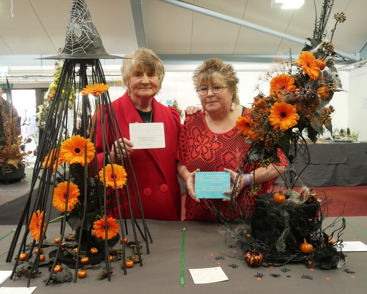 Freda James and her daughter Liz Edwards of Beulah took home a haul of prizes at the Winter Fair