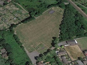 An aerial view of Greenfields Recreation Ground in Shrewsbury. Photo: Google