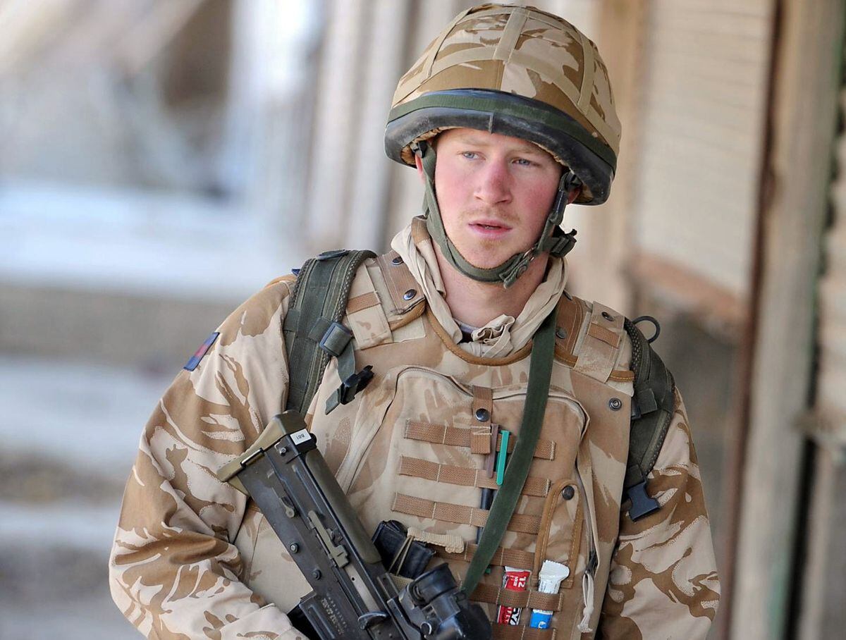 Harry in Afghanistan.